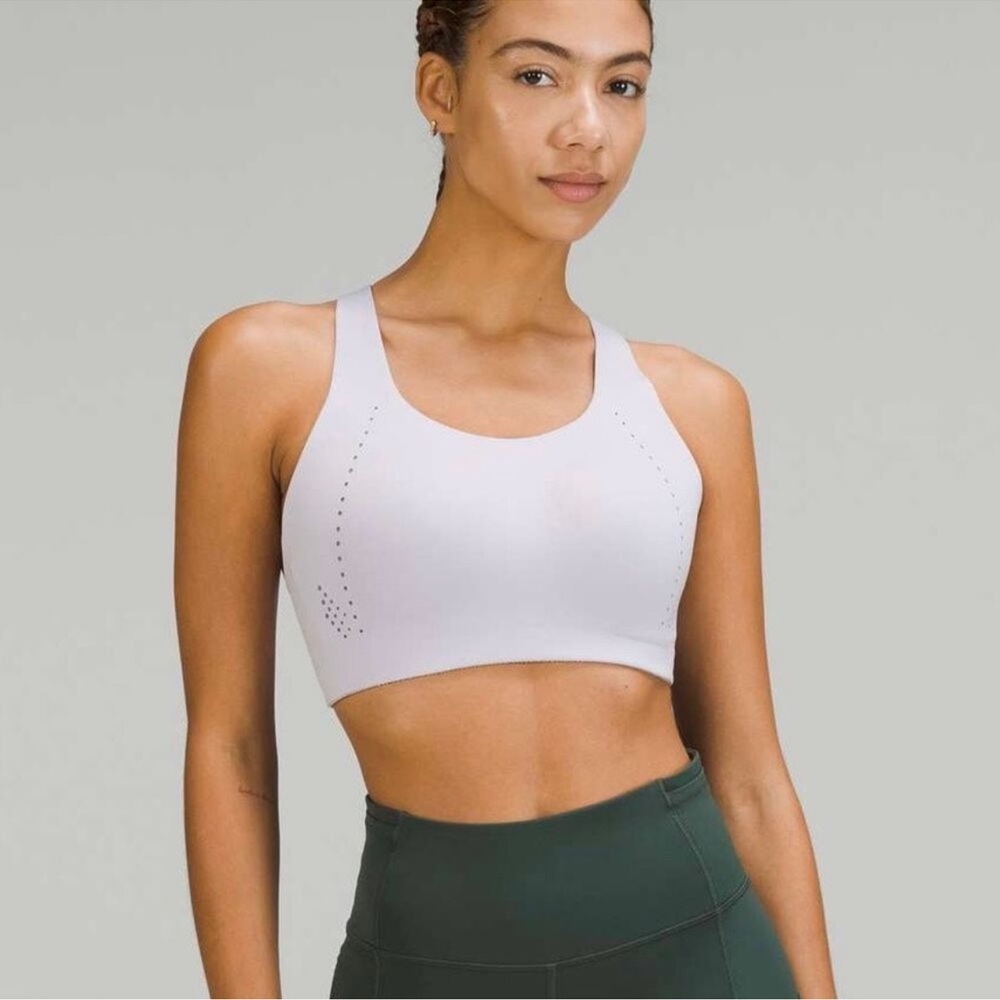 LULULEMON AirSupport High Support Sports Bra Faint Lavender Purple 36DDD
